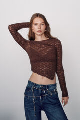 High Spirits Playera oxidada nude