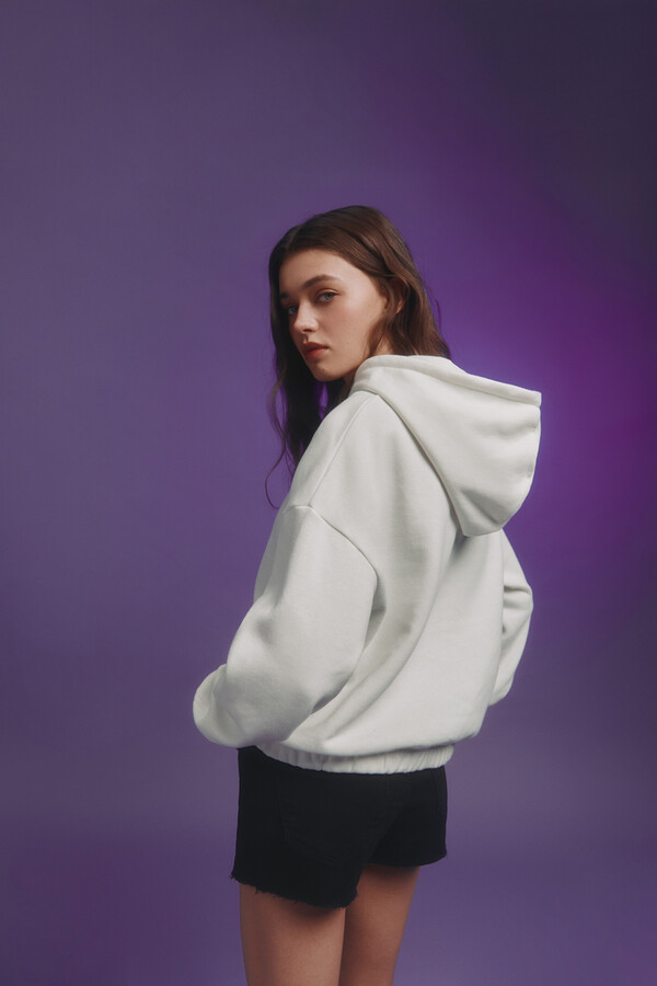 Springfield Sudadera cropped "Culpables" estampado