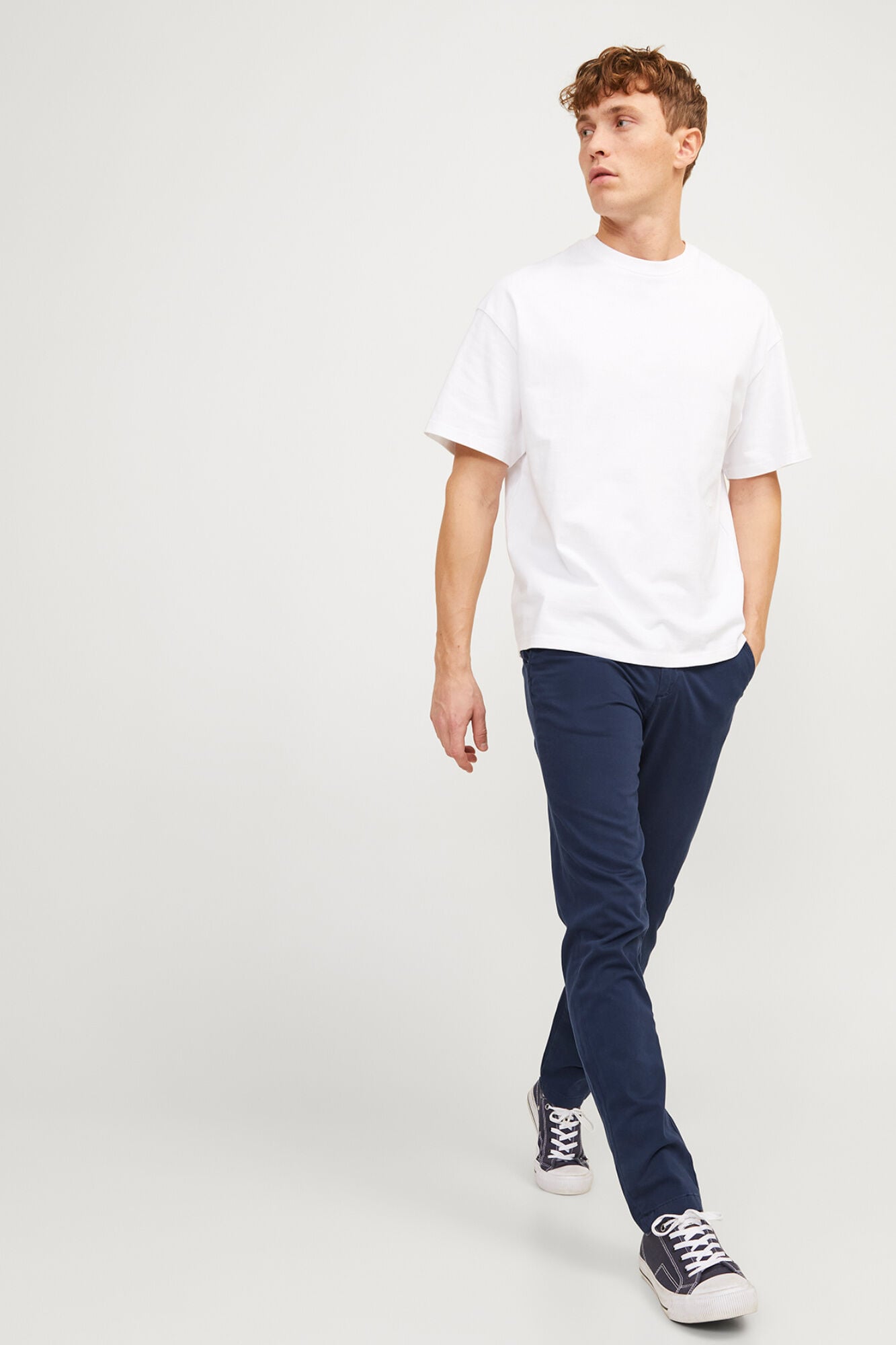 Jack & Jones Pantal&oacute;n chino slim marino
