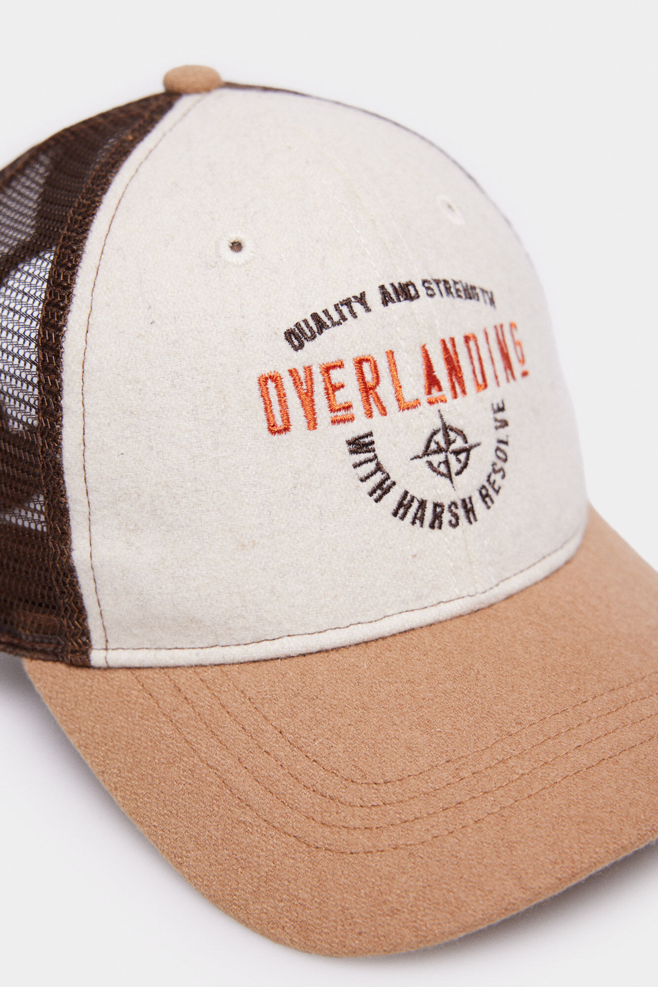 Springfield Gorra trucker lana caf&eacute;