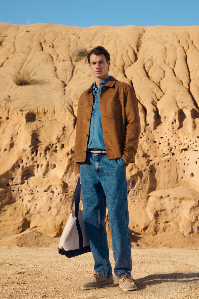 Springfield Jeans chino sobrete&ntilde;ido relaxed fit azul