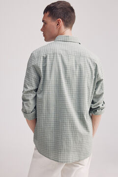 Springfield Camisa algodón slum cuadros verde