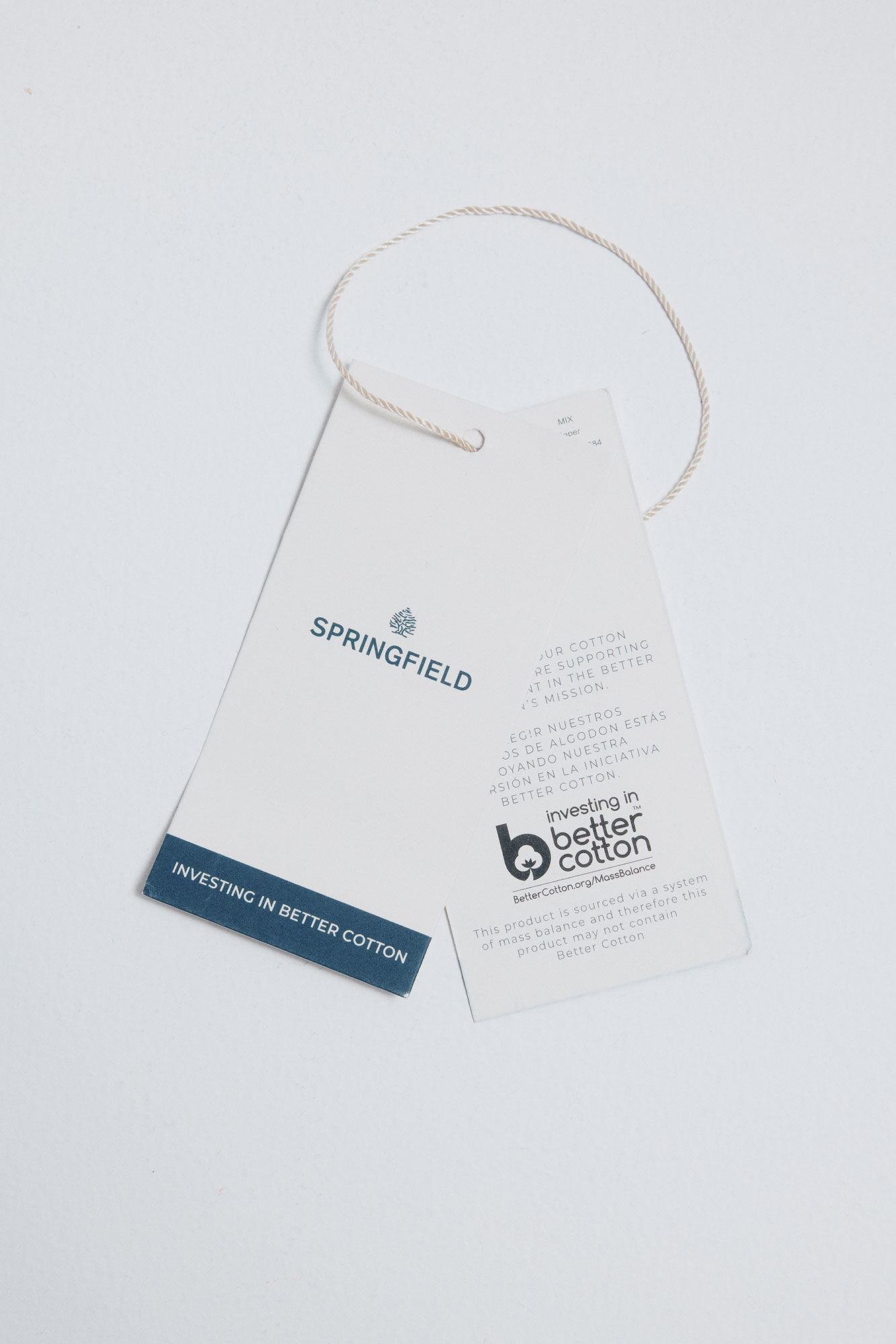 Springfield Chamarra denim algod&oacute;n azul