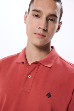 Springfield Polo piqué basico regular fit coral