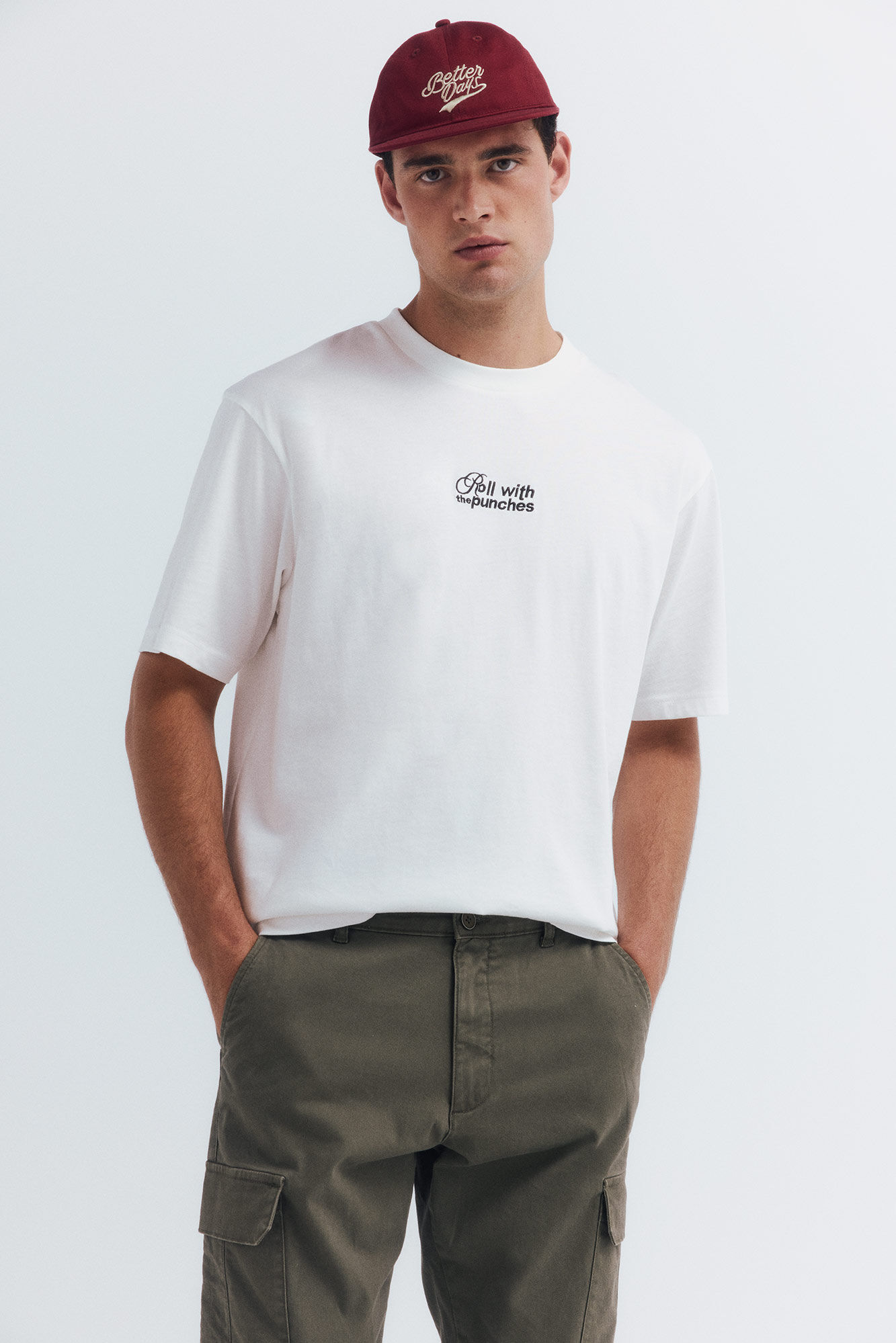 Springfield Pantal&oacute;n cargo slim fit kaki