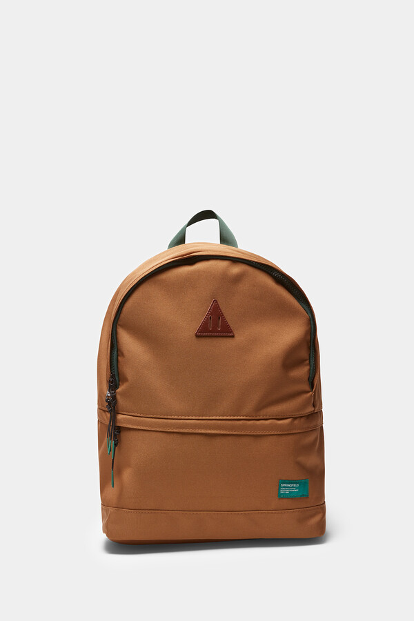 Springfield Mochila básica monocolor nude