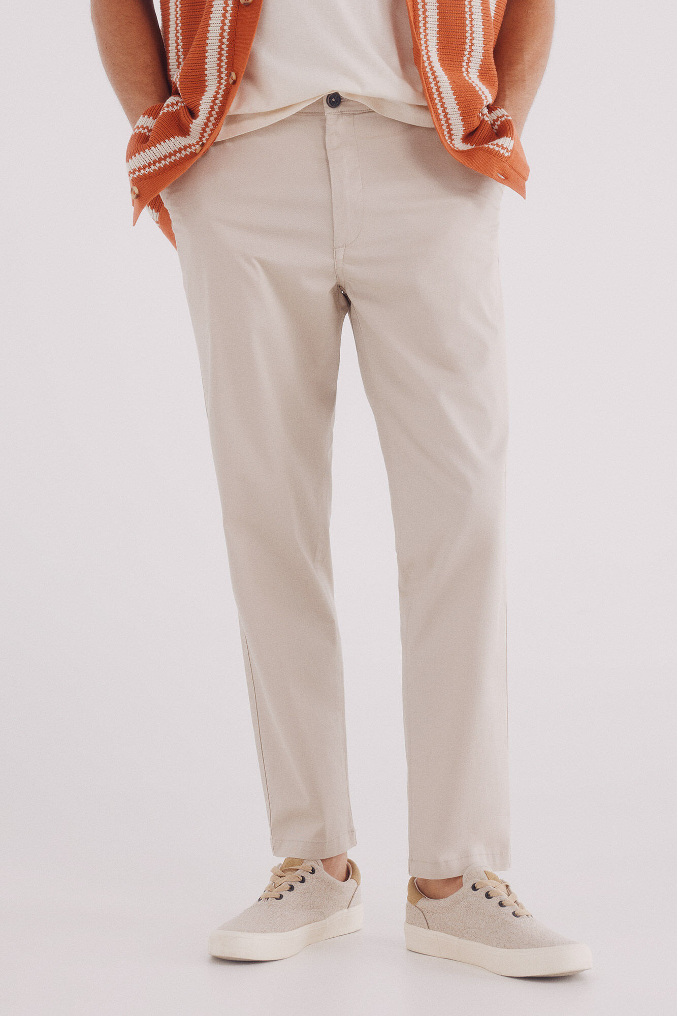 Springfield Pantal&oacute;n chino comfort slim fit
