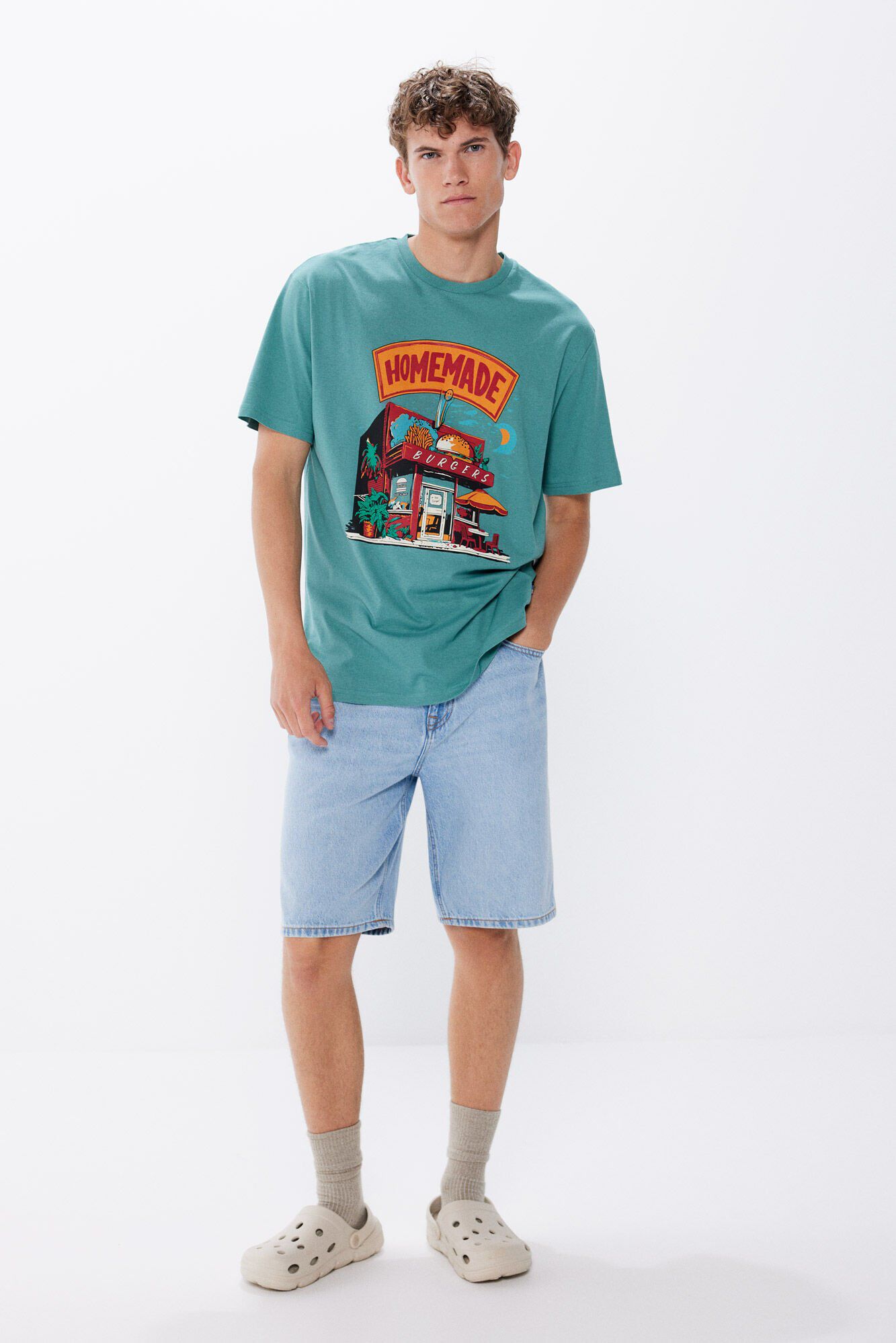 Springfield Playera homemade verde