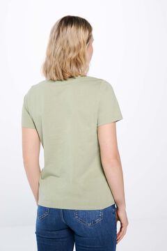 Springfield Playera gráfica frutas verde