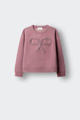 Springfield Kids Sudadera con lazo de tul para ni&ntilde;a rosa