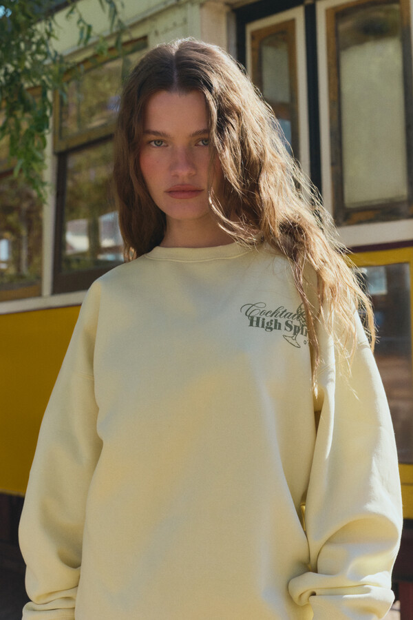 High Spirits Sudadera "Spritz" amarillo