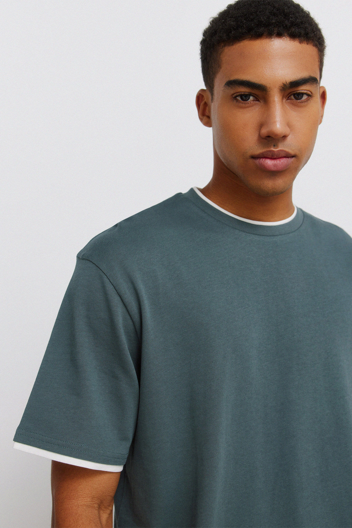 Springfield Playera cuello doble