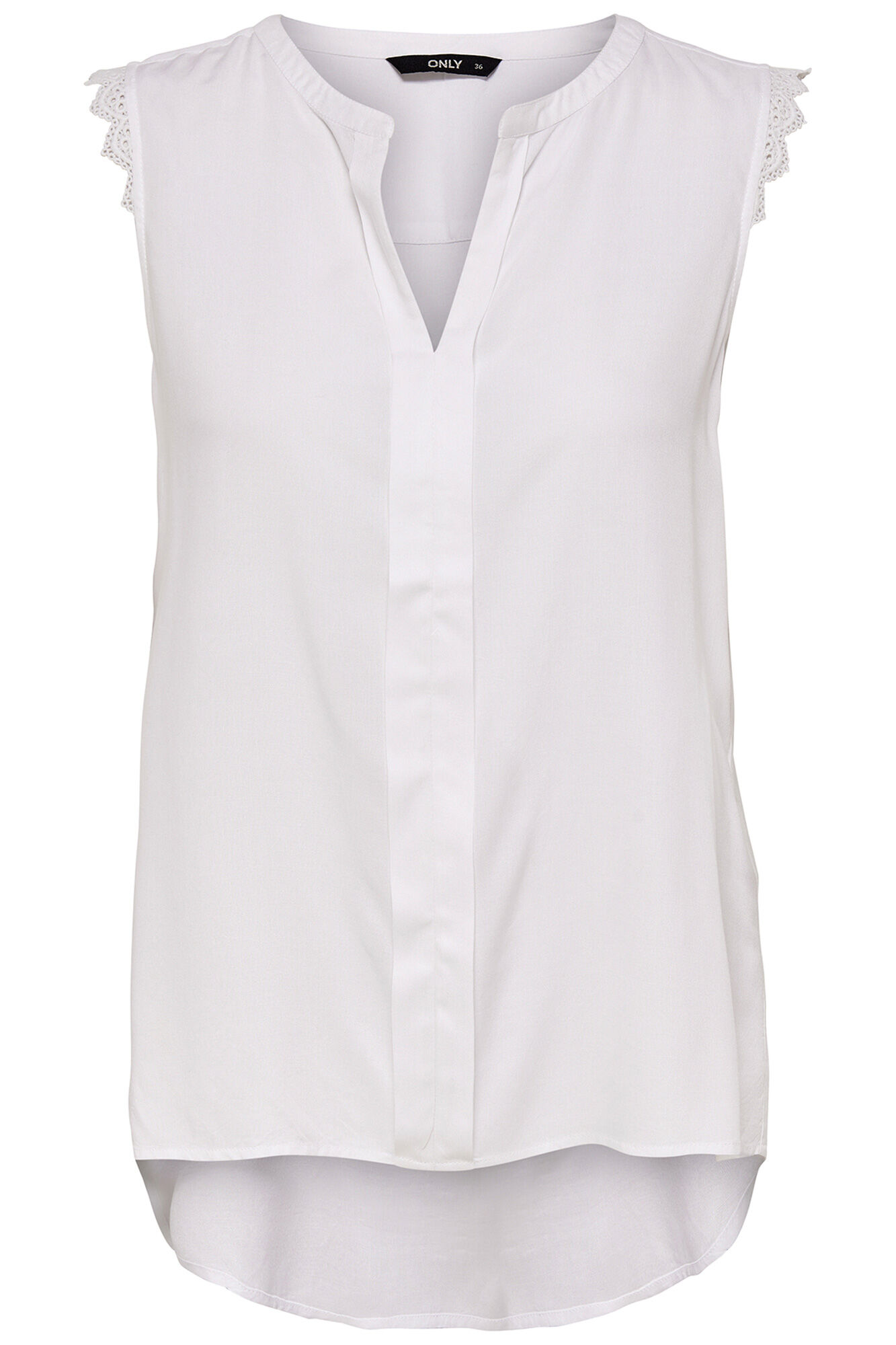 Only Top largo sin mangas natural