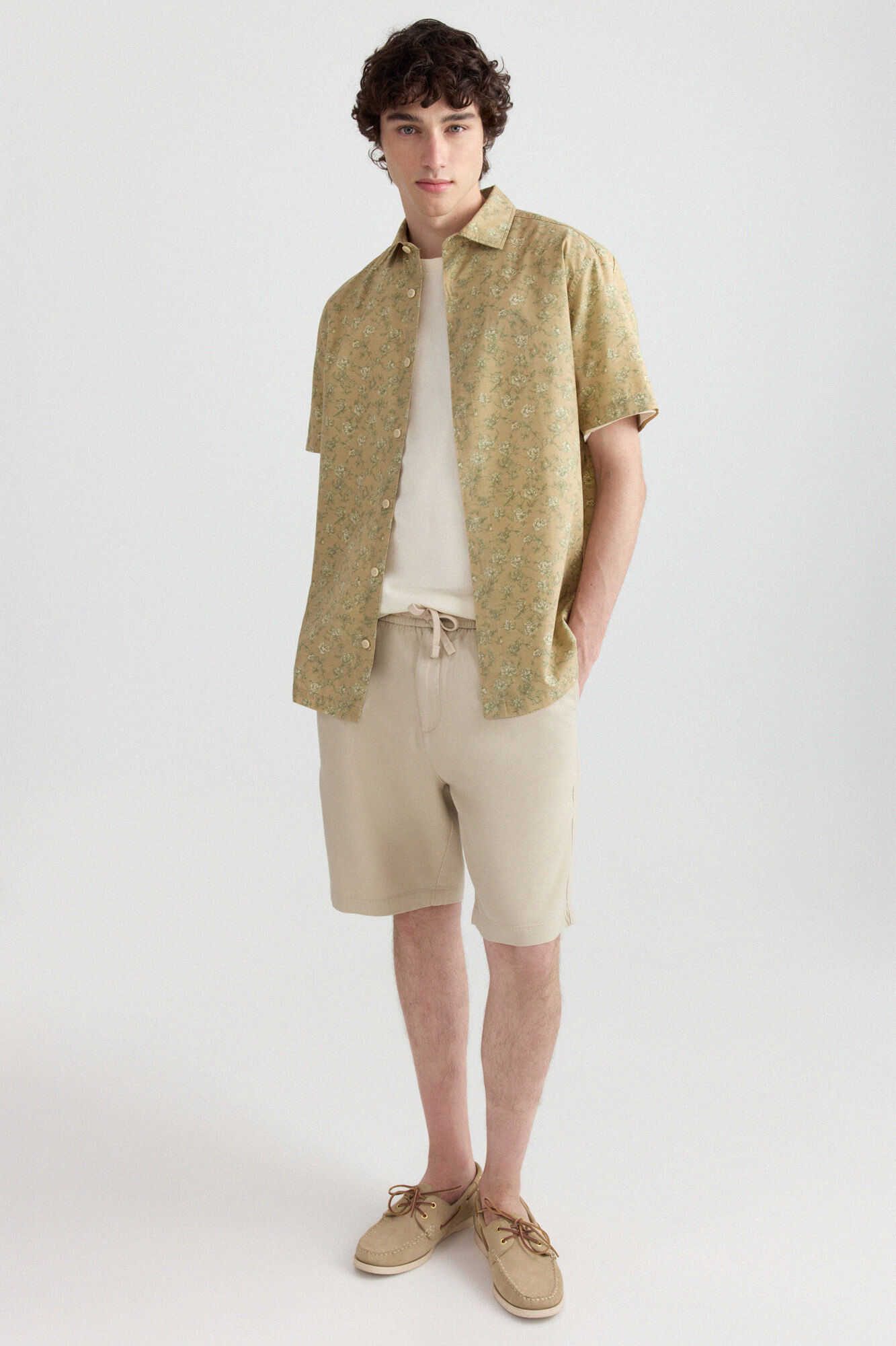 Springfield Camisa manga corta estampada