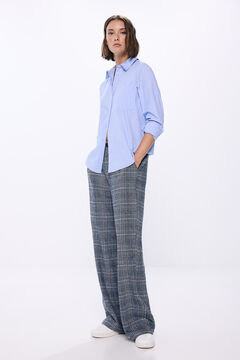 Springfield Camisa rayas  azul mezcla
