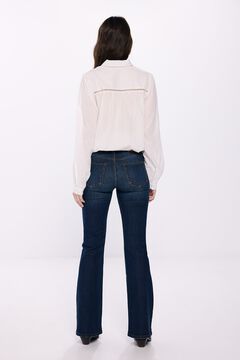 Springfield Jeans Flare azul indigo