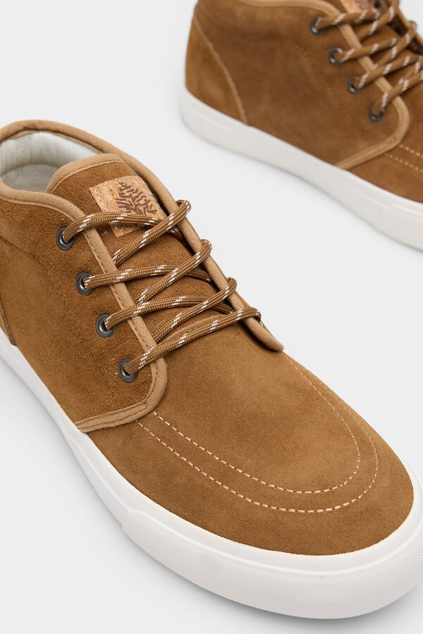 Springfield Botín deportivo casual piel café