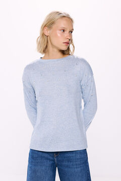 Springfield Playera perlas delantero azul