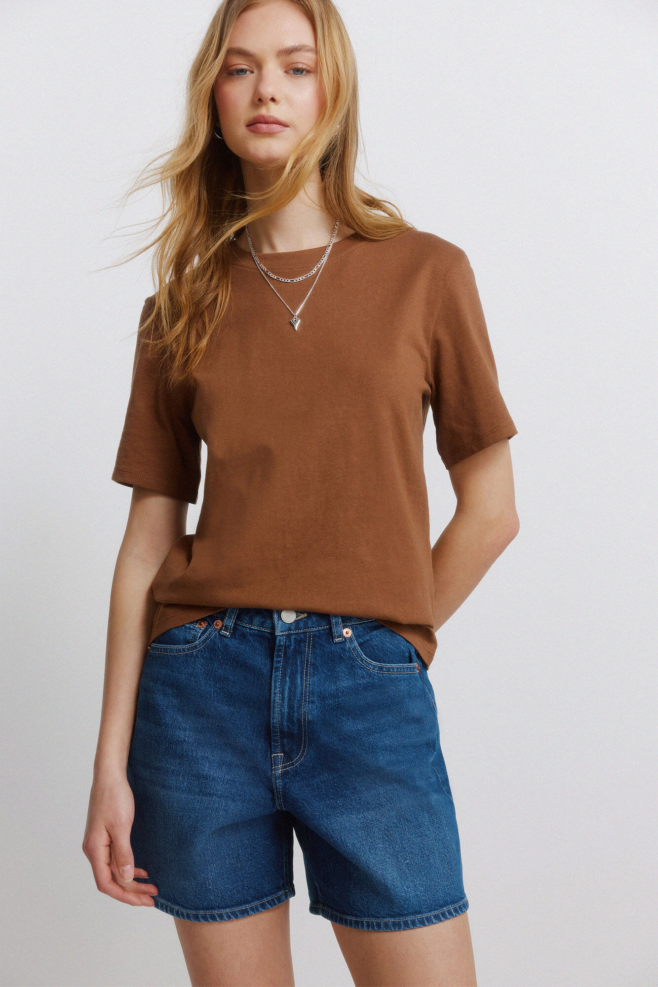 Springfield Bermudas de mezclilla azul