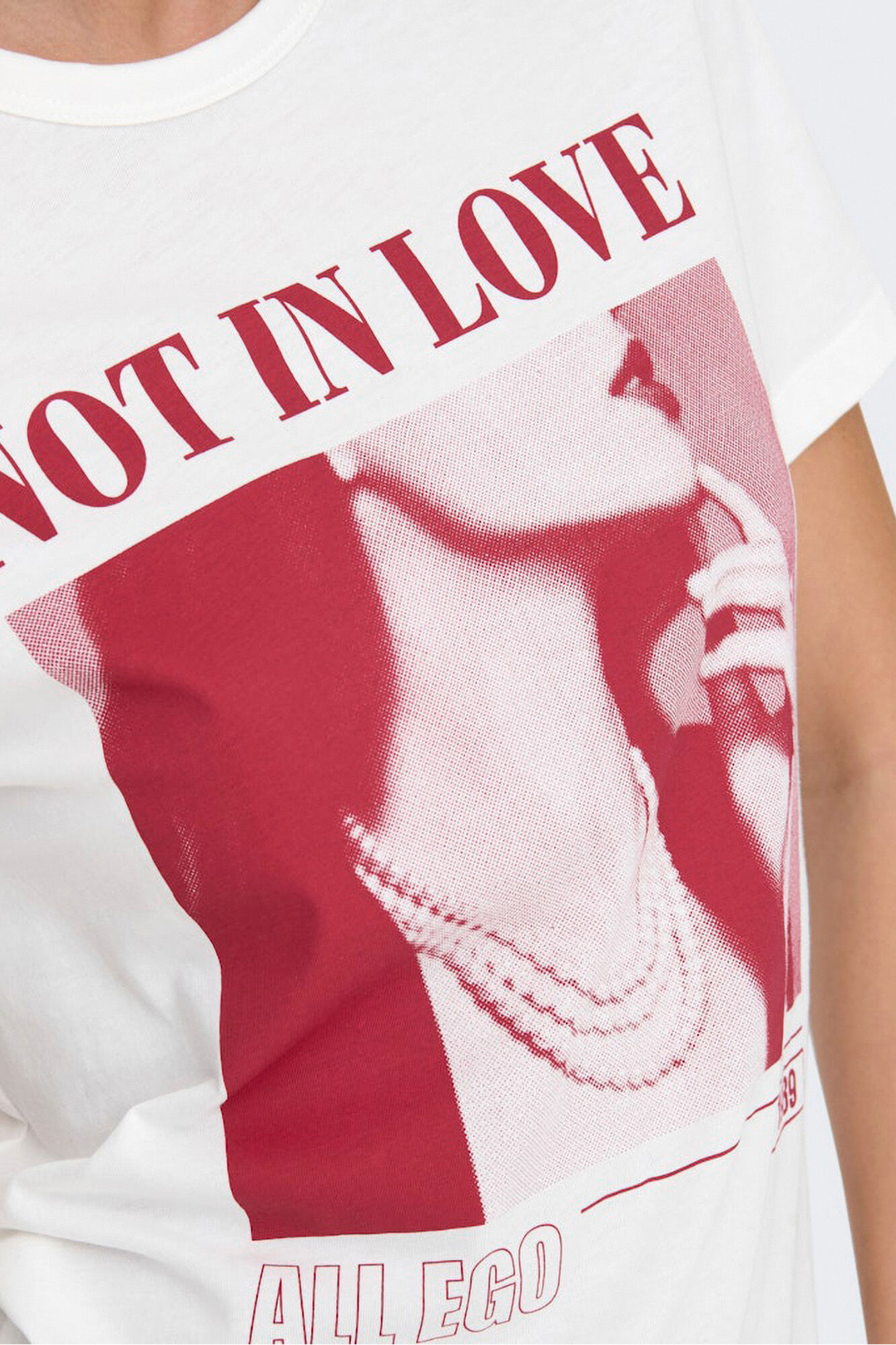 Only Playera de manga corta natural