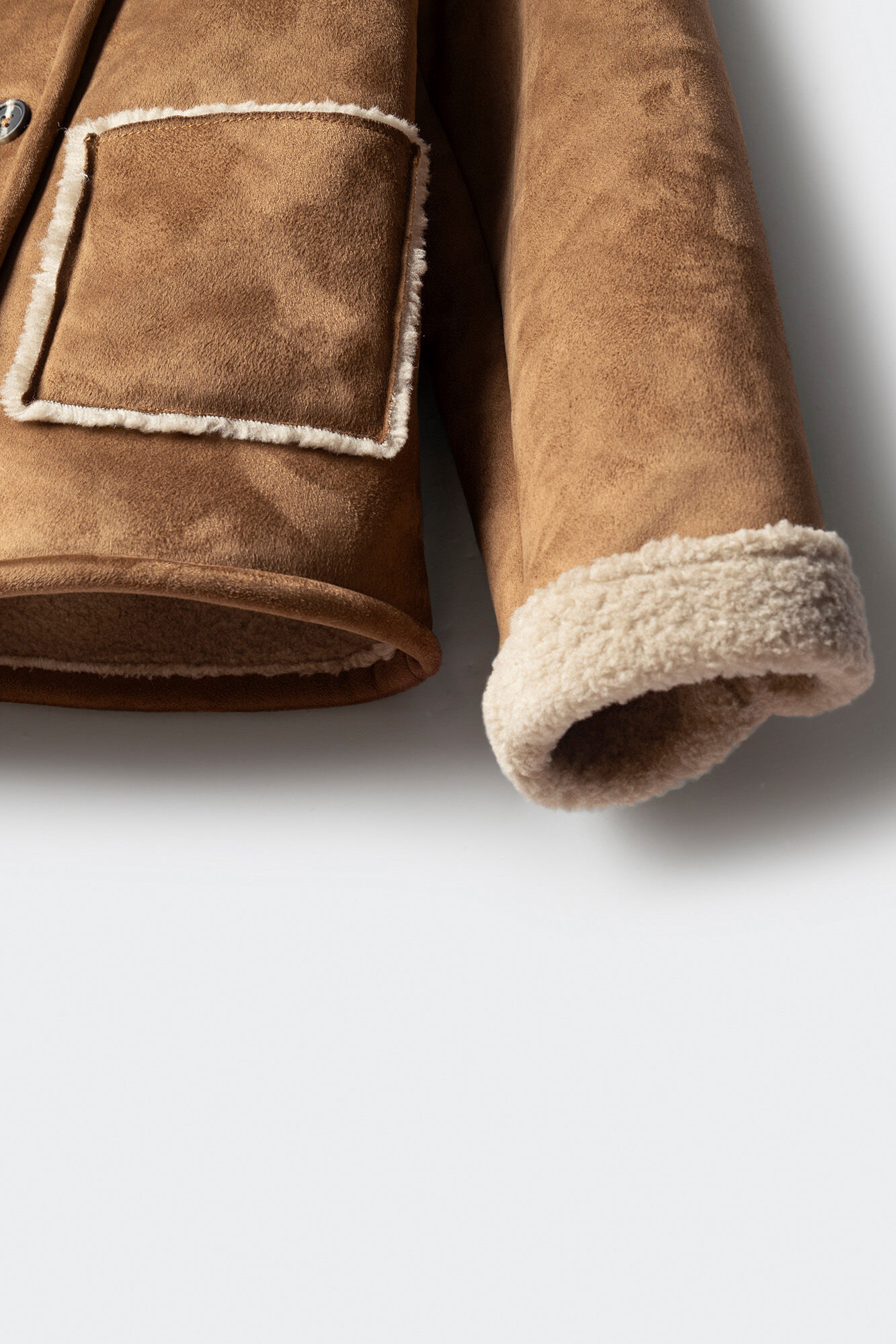 Springfield Kids Chamarra de ni&ntilde;a de doble cara caf&eacute;