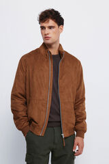 Springfield Chamarra acolchada efecto ante beige