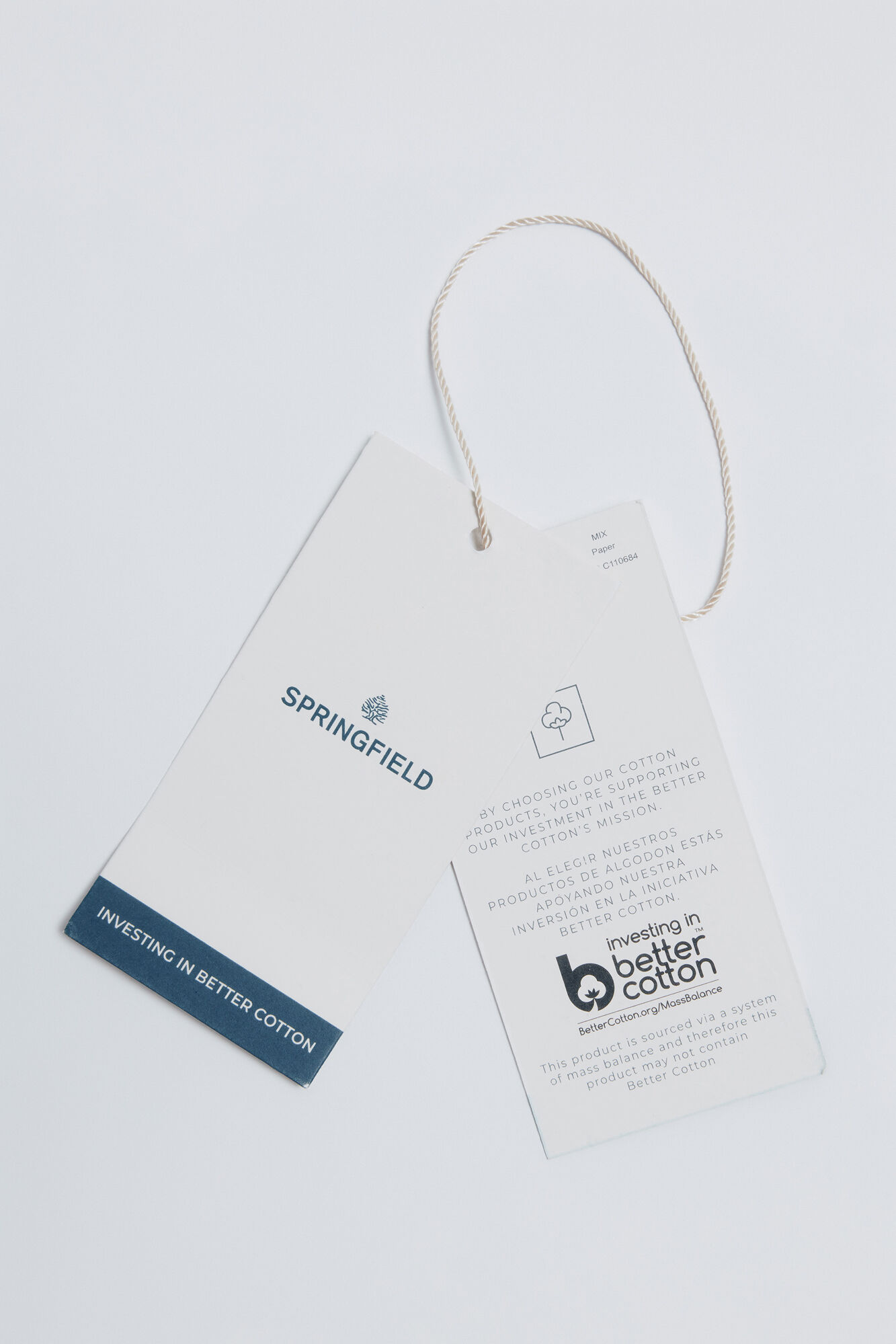 Springfield Camisa algod&oacute;n slub cuadros verde