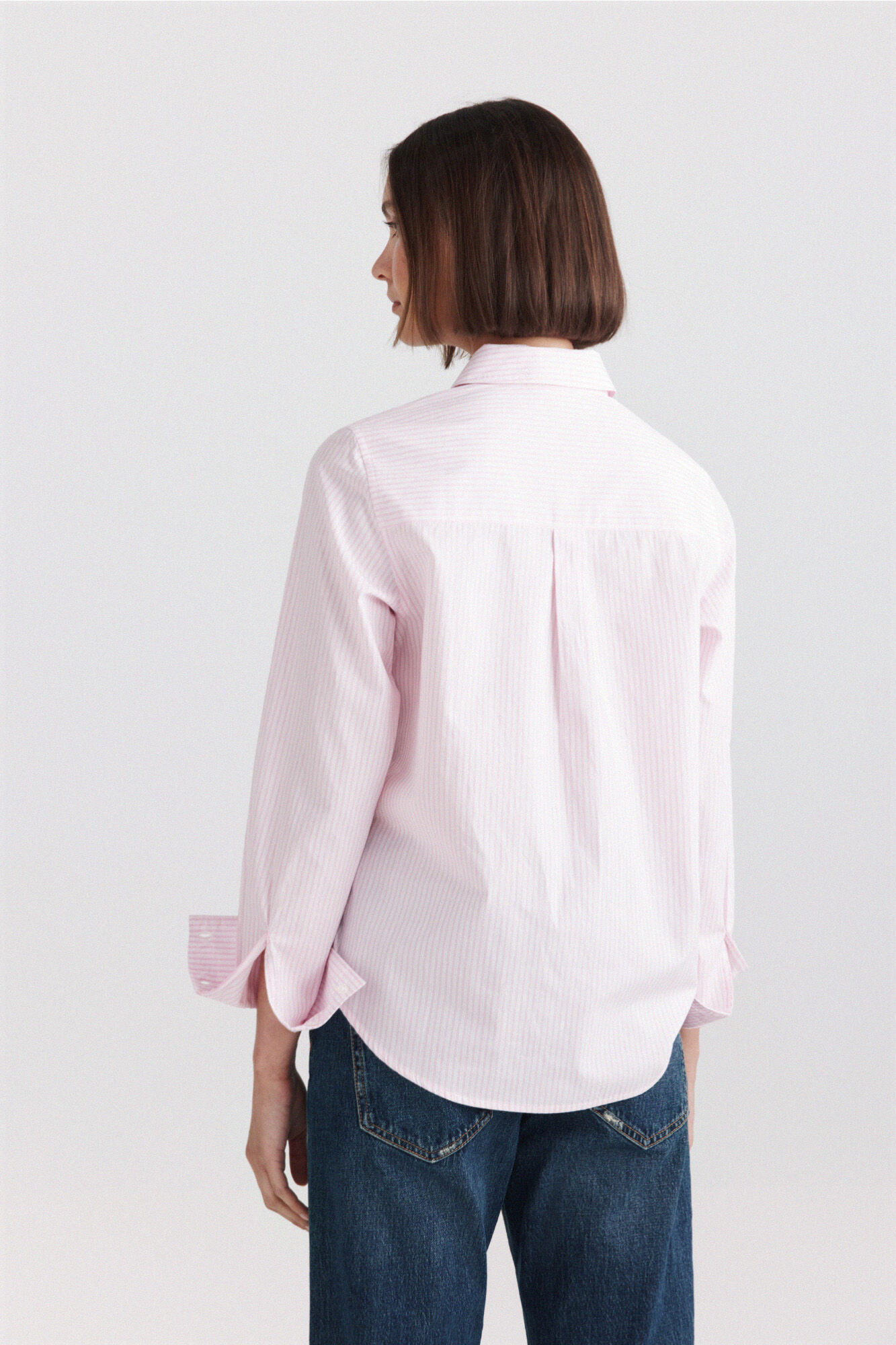 Springfield Camisa b&aacute;sica de popel&iacute;n rosa