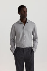 Springfield Camisa performance comfort quick dry y non-iron gris