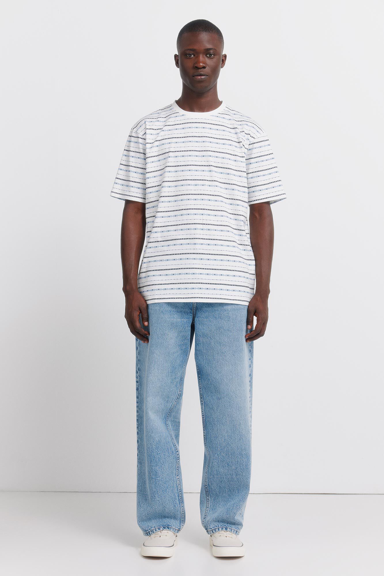 Springfield Playera b&aacute;sica Aop marfil