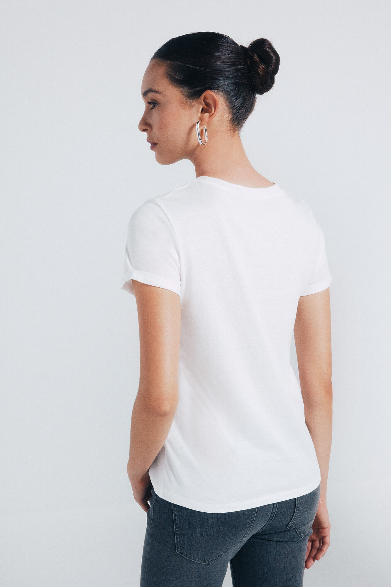 Springfield Playera "Rock" blanco