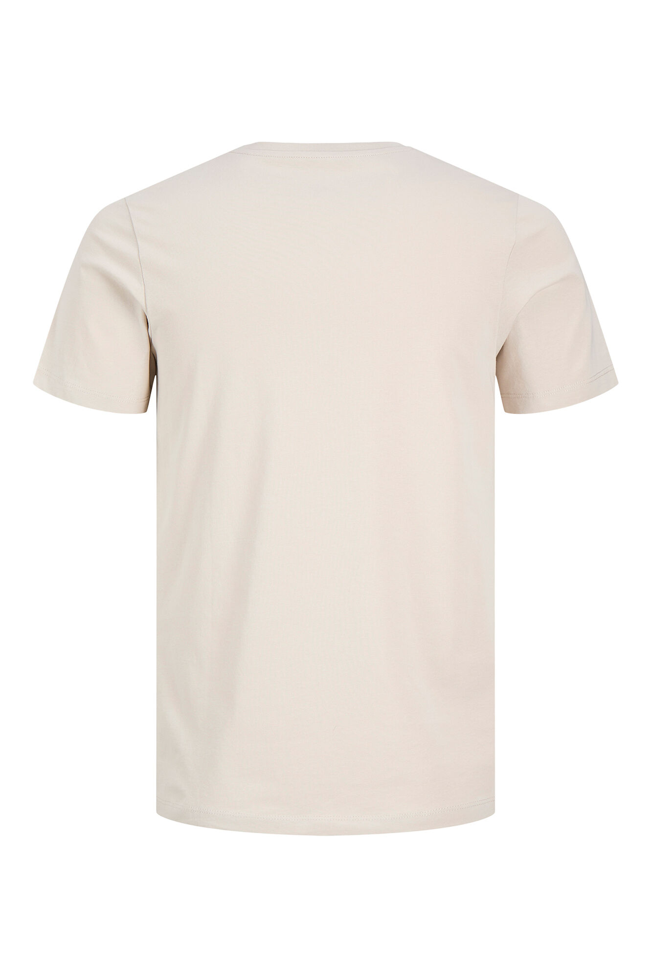 Jack & Jones Playera slim fit de algod&oacute;n con logo icono gris