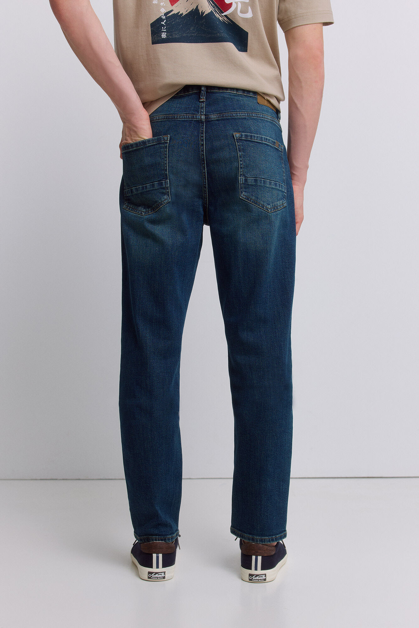 Springfield Jeans slim fit sobrete&ntilde;idos azul