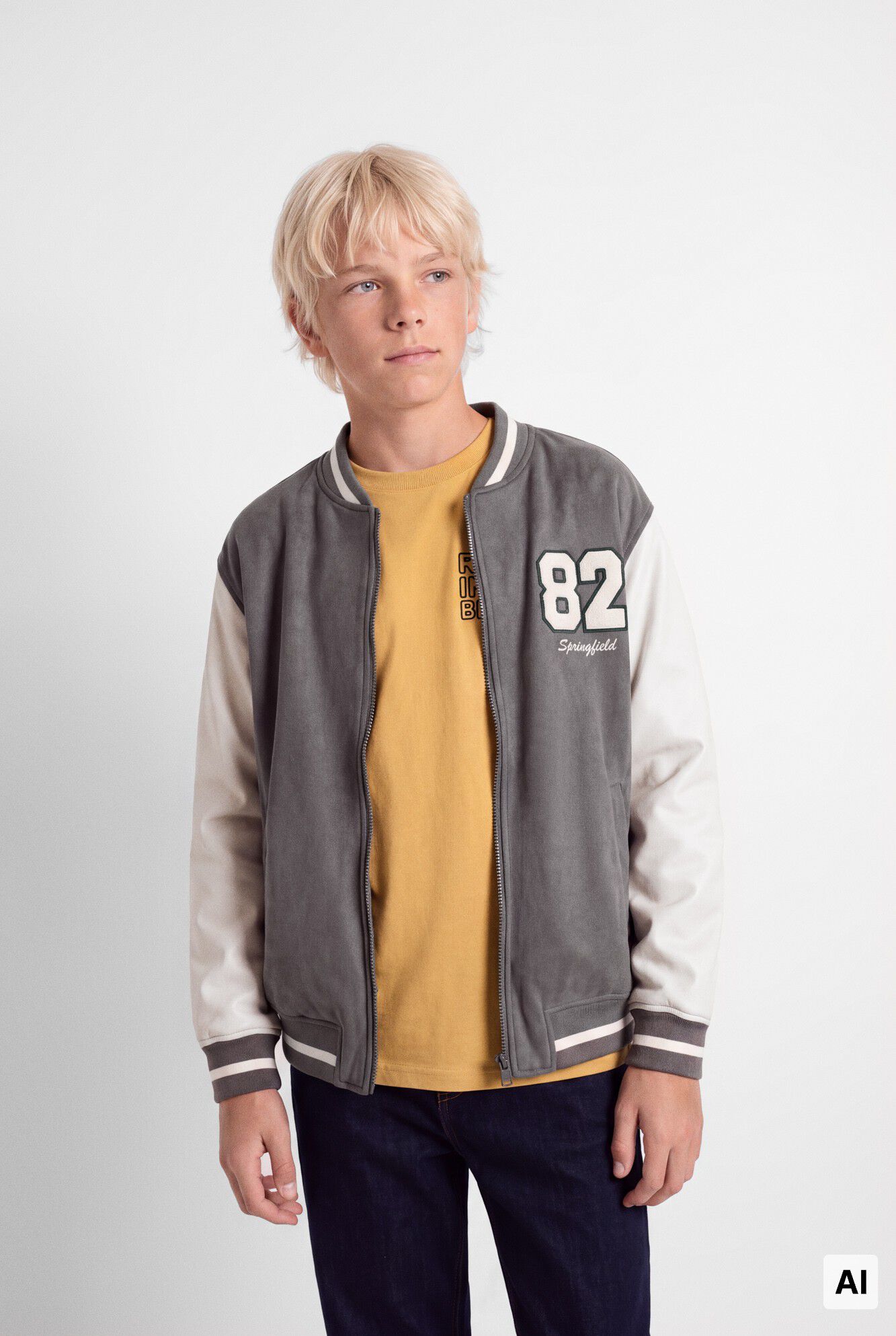 Springfield Kids Chamarra bomber para ni&ntilde;o