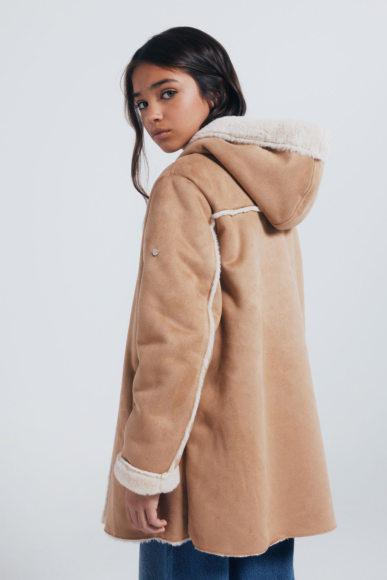 Springfield Kids Chaqueta cruzada pa&ntilde;o ni&ntilde;a beige