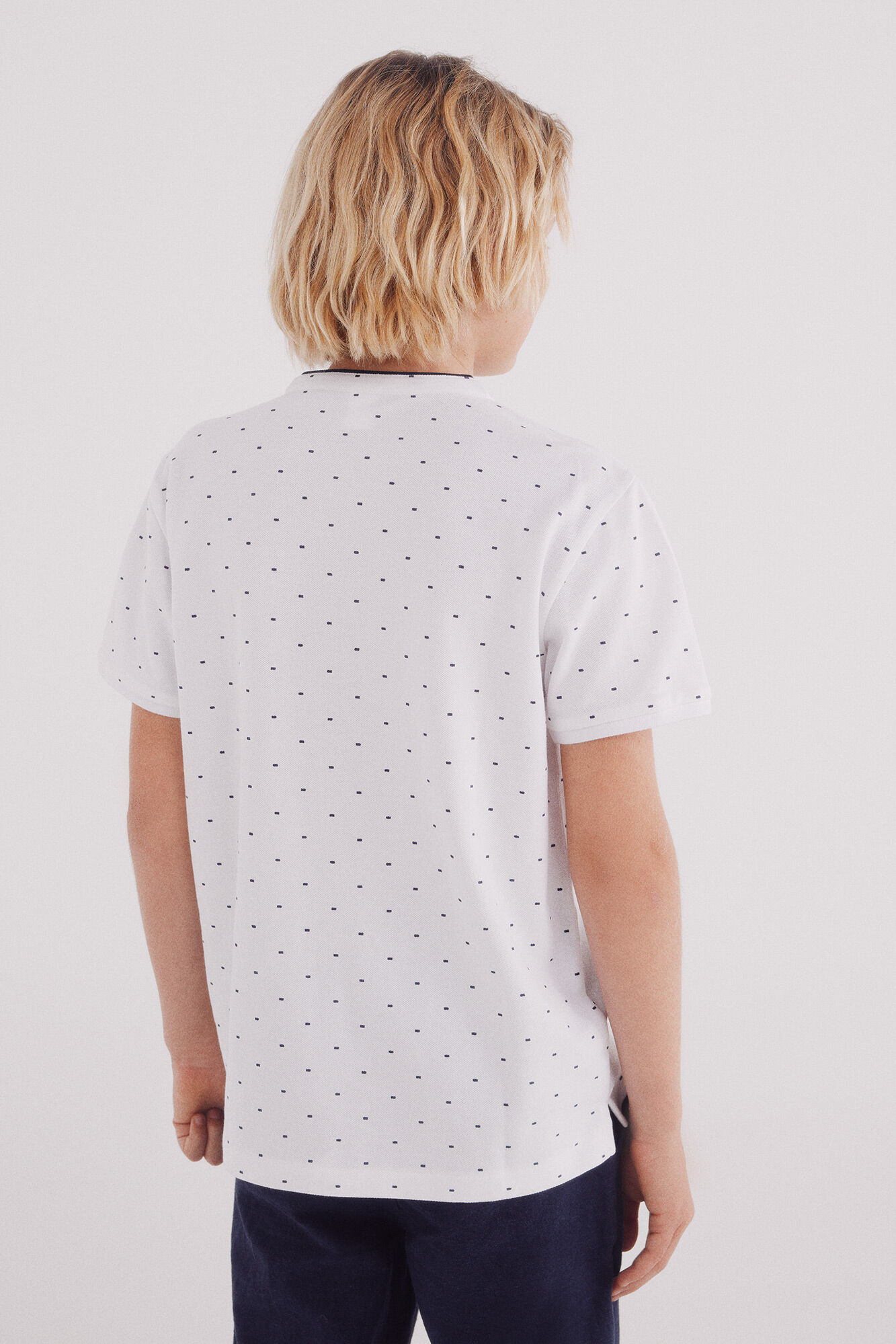 Springfield Kids Polo cuello mao estampado ni&ntilde;o natural