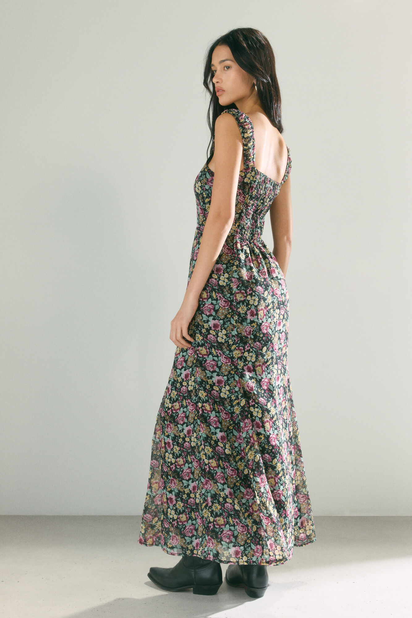 High Spirits Vestido Fleur negro