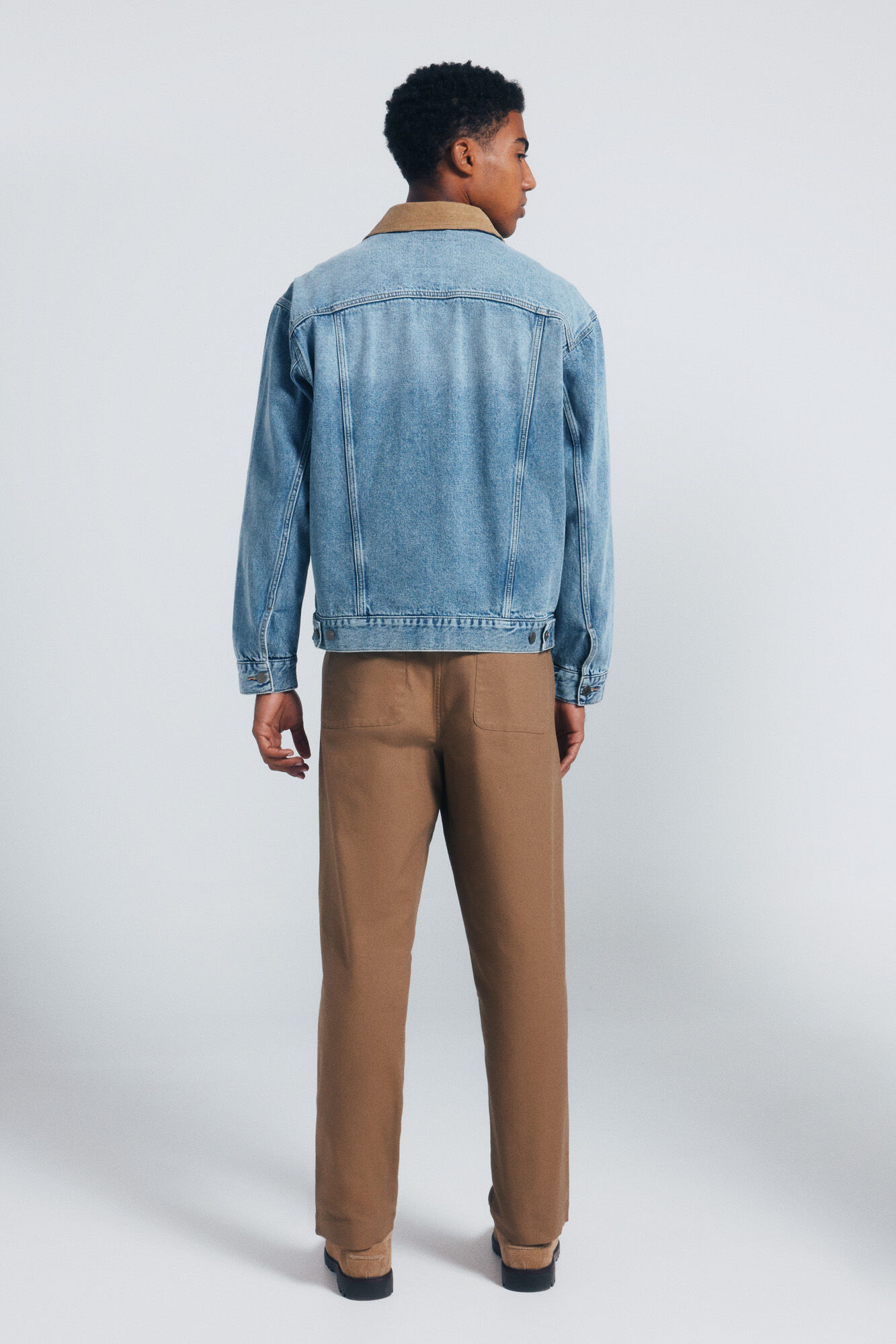 Springfield Pantal&oacute;n chino canvas straight fit beige