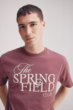 Springfield Playera logo Springfield club púrpura