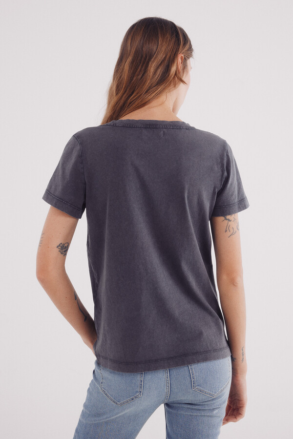 Springfield Playera "Flower market" gris