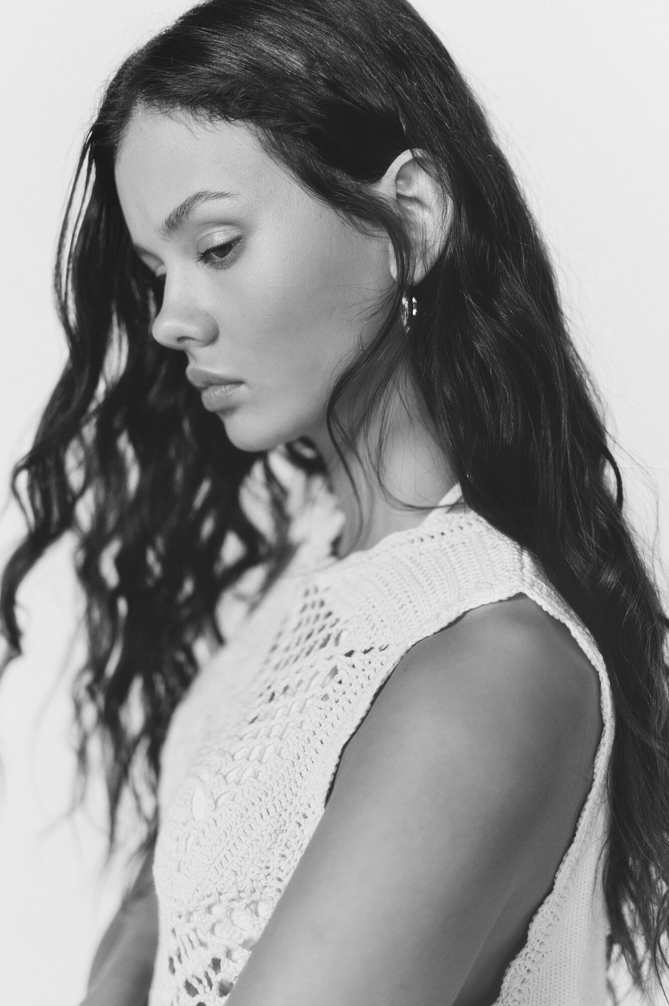 High Spirits Chaleco Dulcie blanco