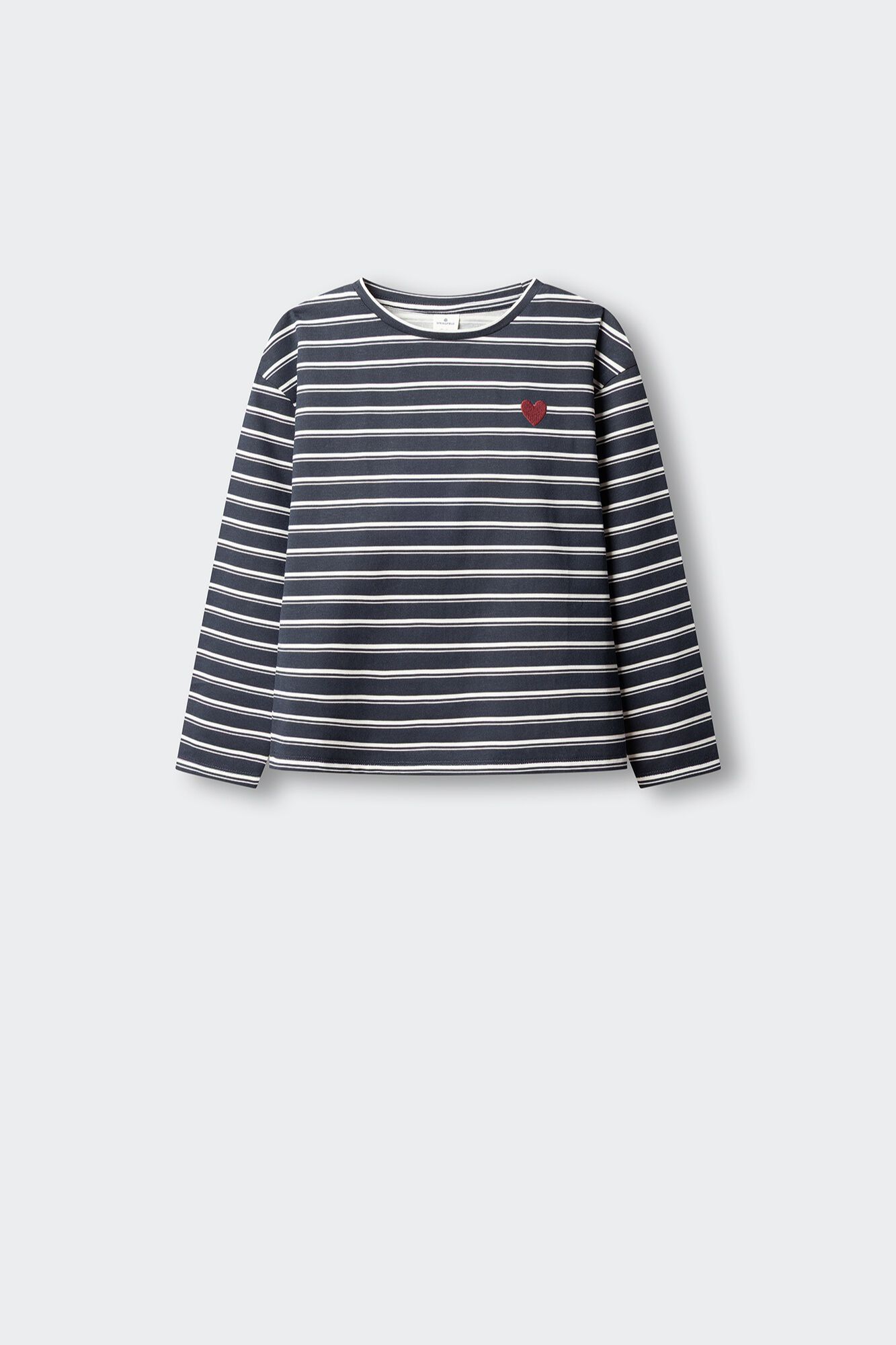 Springfield Kids Playera manga larga multirayas ni&ntilde;a azul mezcla