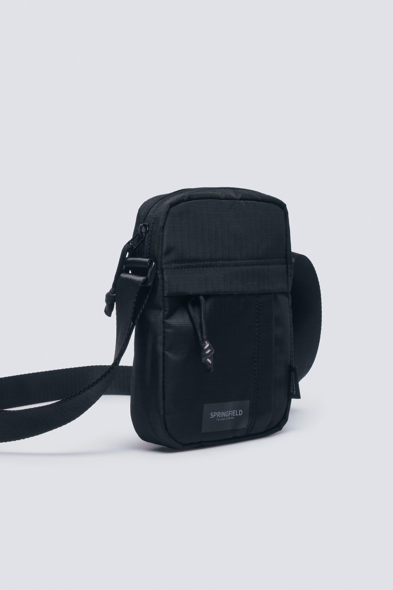 Springfield Bolsa mediana cruzada negra negro