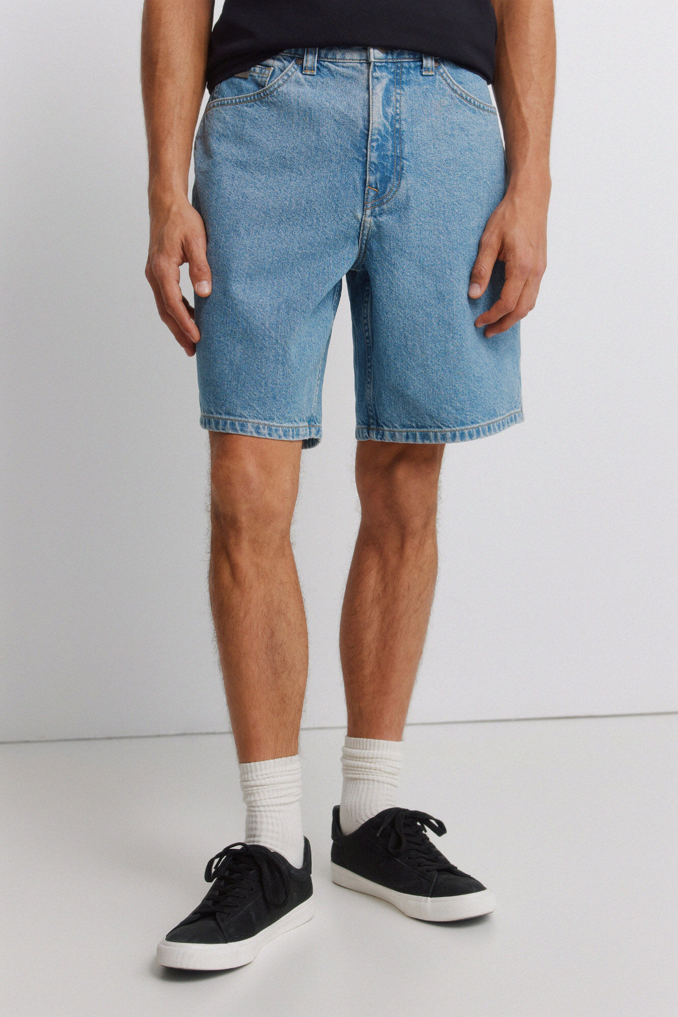 Springfield Bermuda de mezclilla straight fit