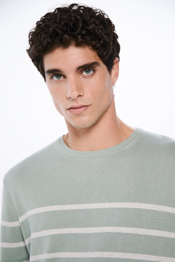 Springfield Suéter rayas caza oscuro