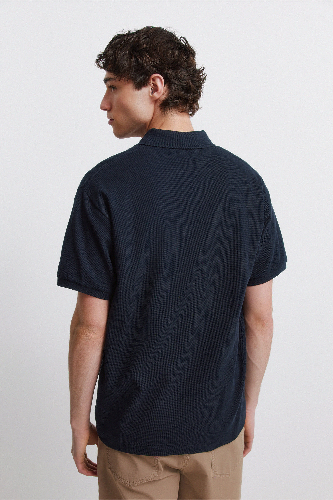 Springfield Polo de estructura regular fit azul