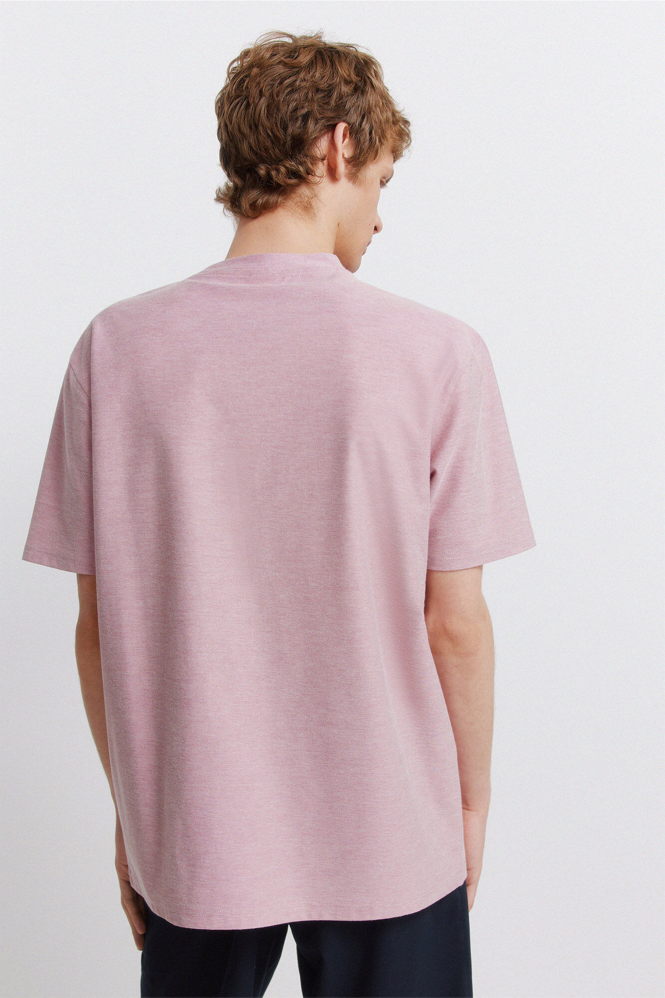 Springfield Playera de oxford rosa