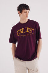 Springfield Playera de coraje púrpura