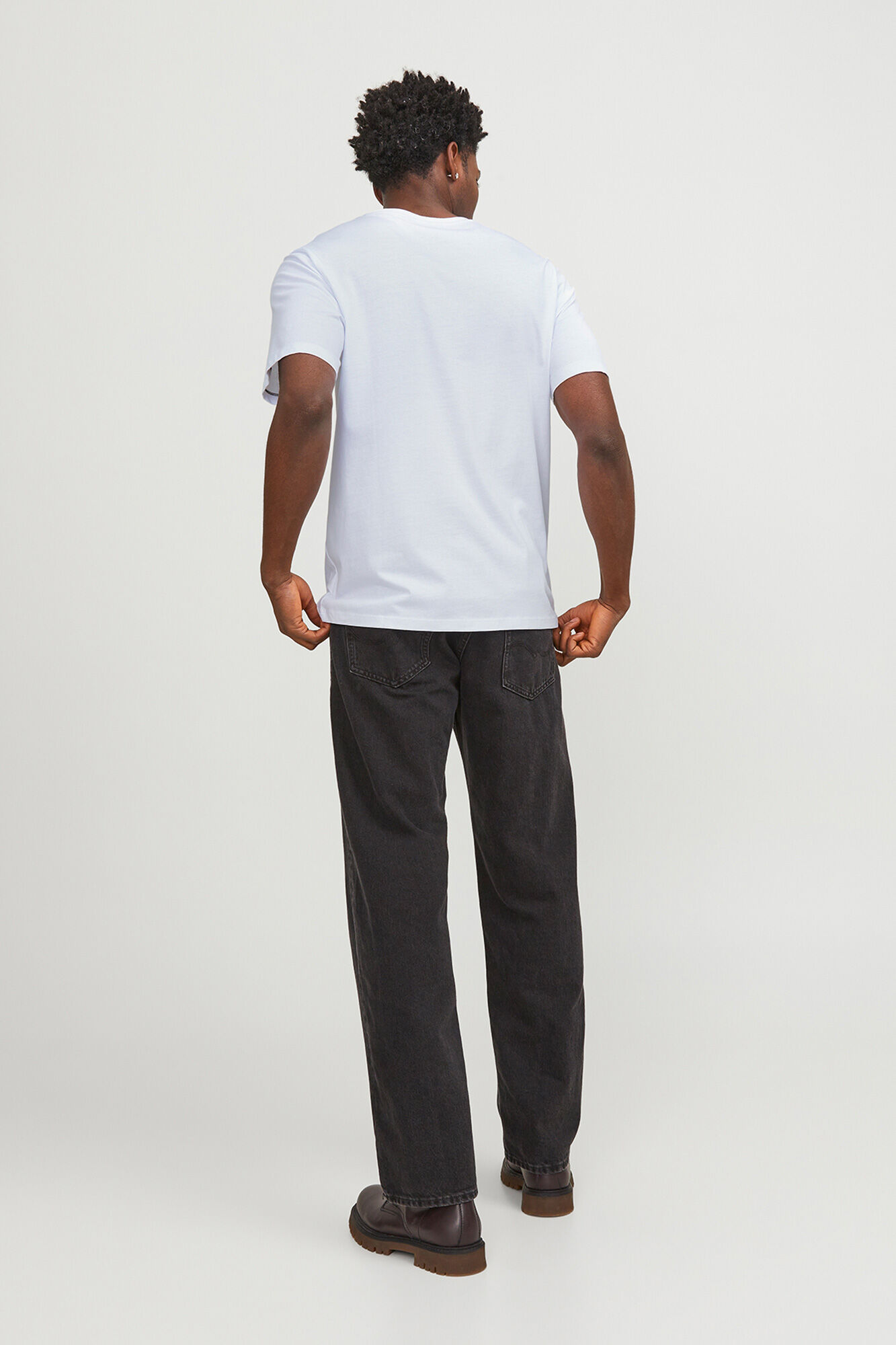 Jack & Jones Playera lisa est&aacute;ndar fit natural