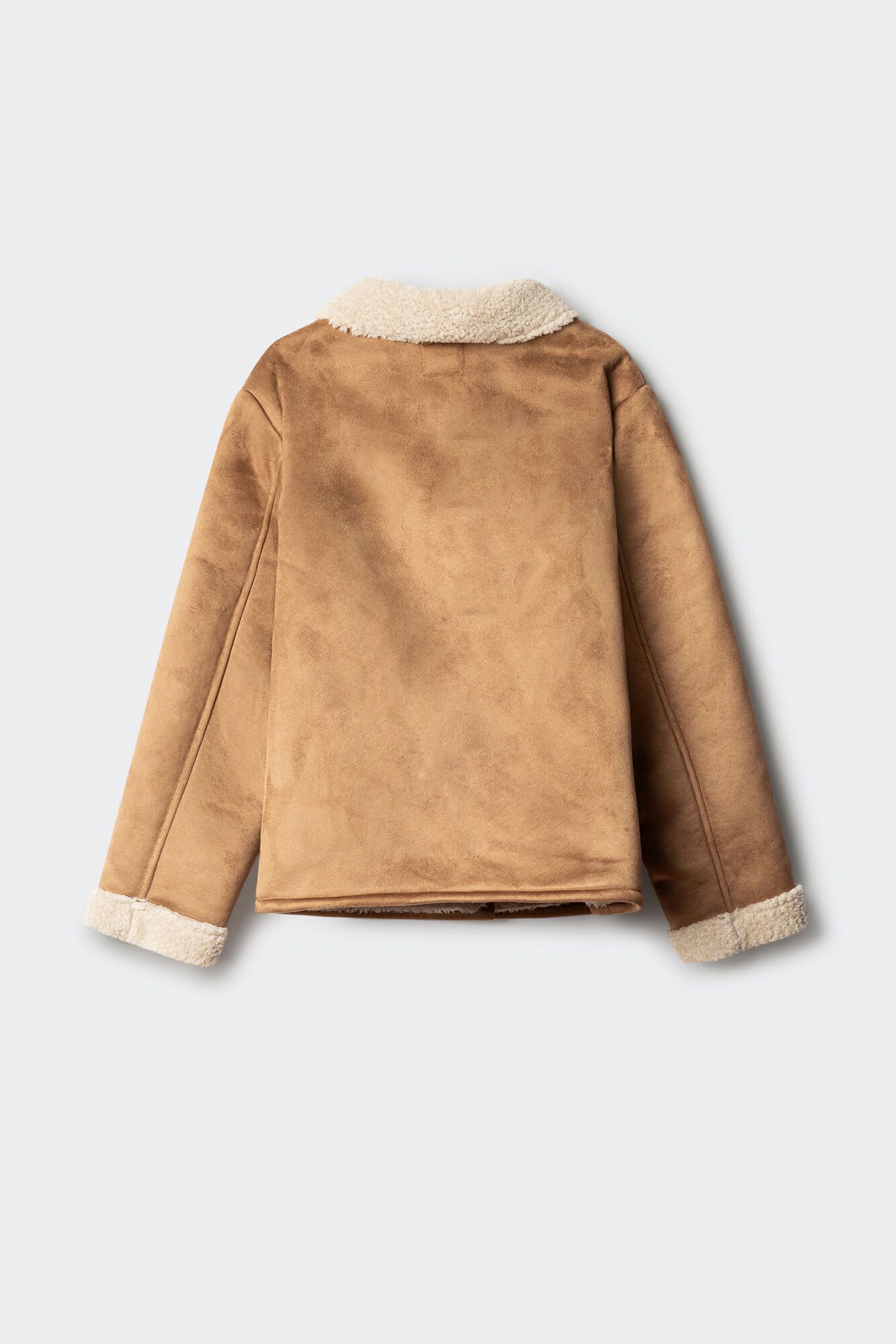 Springfield Kids Chamarra de ni&ntilde;a de doble cara caf&eacute;